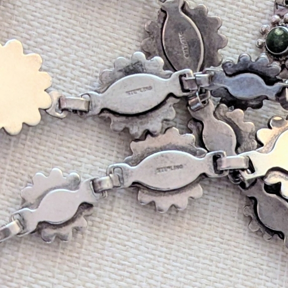 Silver and Turquoise Jewelry Set - Picture 7 of 7